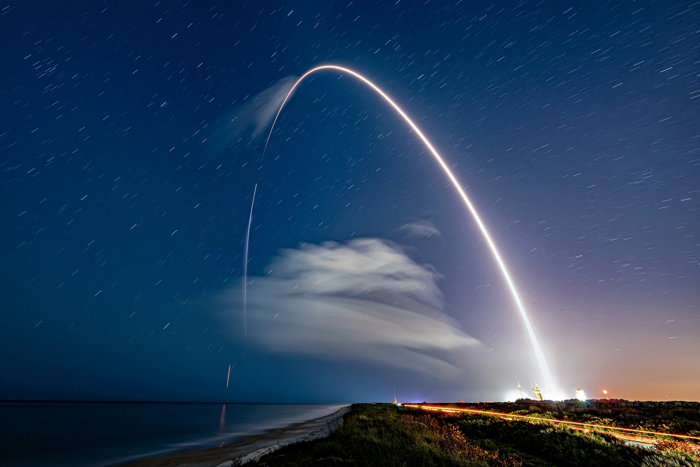 SpaceX Falcon 9 Rocket Completes 33rd Flight to Moon