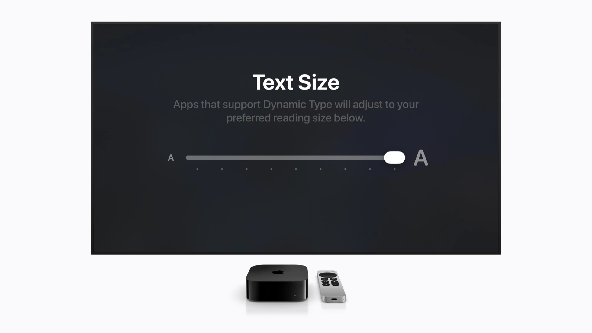 Apple's tvOS 27 to Support Font Size Adjustments to Improve Viewing Experience for Visually Impaired Users