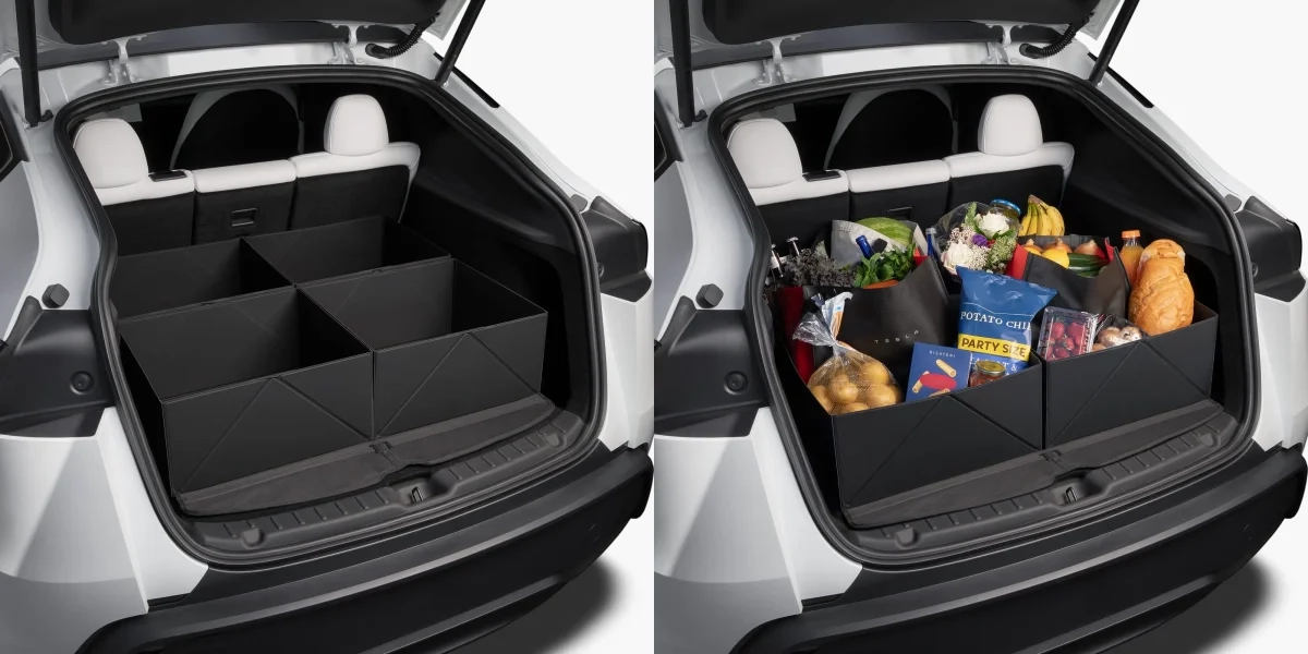 Tesla introduces factory-installed folding storage box for the Model Y trunk at $245