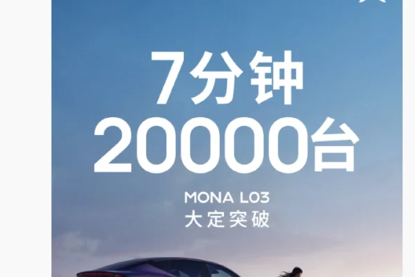 XPeng MONA L03 Smashes Expectations with 20,000+ Pre-Orders in Just 7 Minutes